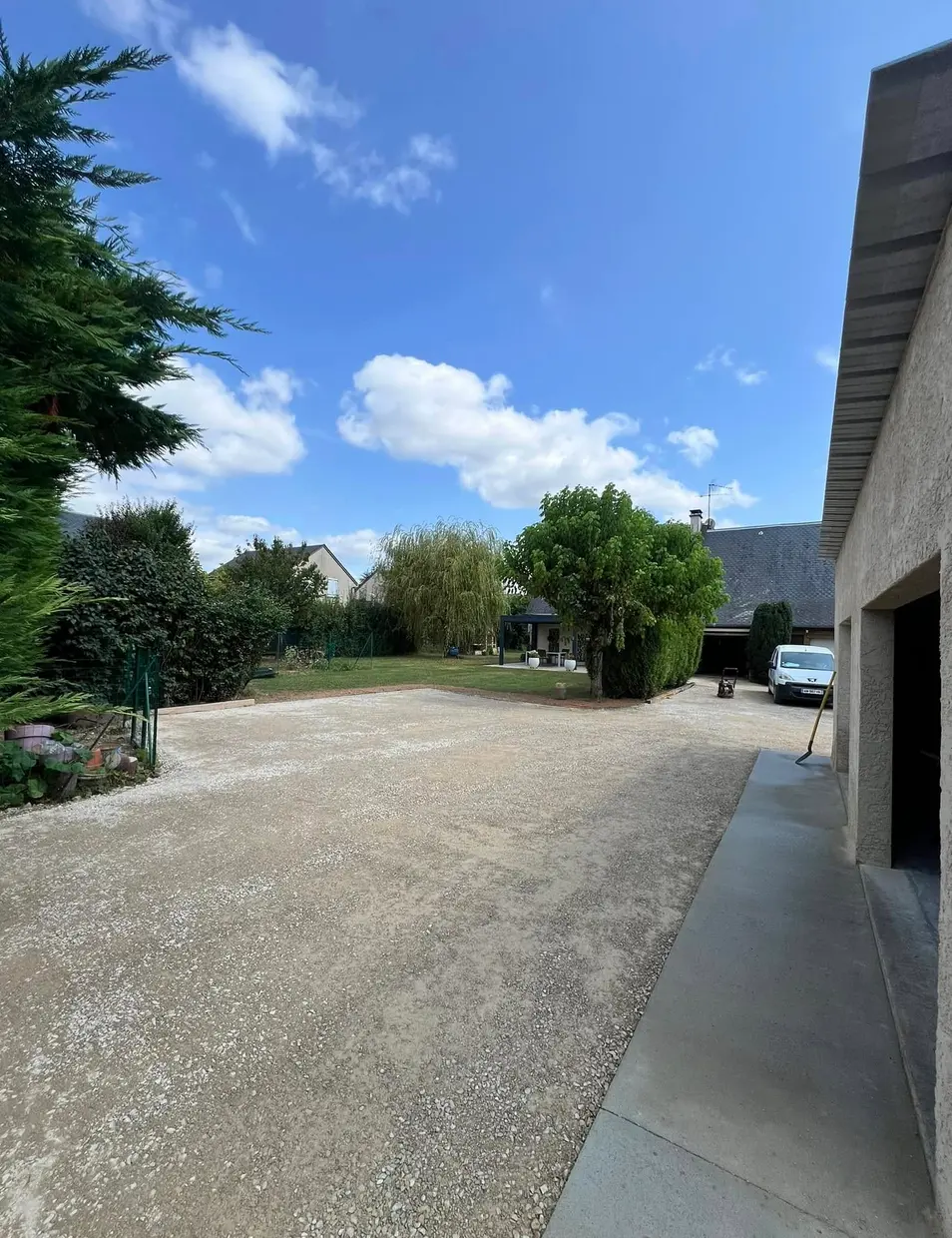 Terrassement pour garage